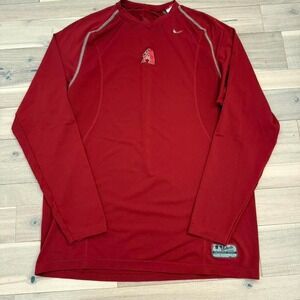 Nike red Arizona Diamondbacks long sleeve shirt Sz XL  #MLB #baseball